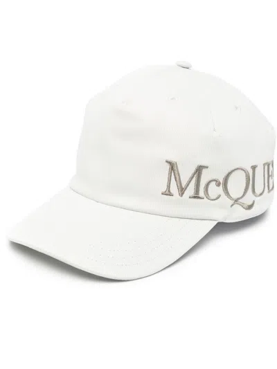 ALEXANDER MCQUEEN EMBROIDERED-LOGO BASEBALL CAP