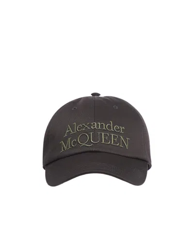 ALEXANDER MCQUEEN ALEXANDER MCQUEEN LOGO EMBROIDERED BASEBALL CAP
