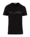 Alexander Mcqueen Logo-print Short Sleeve T-shirt In Black