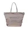 Alexander Mcqueen Embroidered-logo Tote Bag In Gray