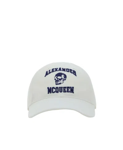 ALEXANDER MCQUEEN ALEXANDER MCQUEEN LOGO EMBROIDERED BASEBALL CAP