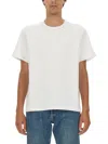 Alexander Mcqueen Asymmetric Panelled T-shirt In Bianco