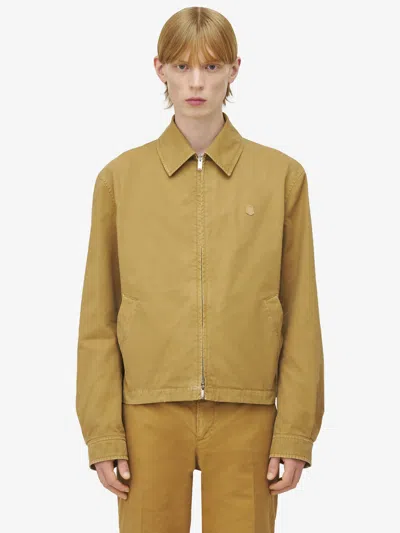 ALEXANDER MCQUEEN EMBROIDERED SKULL BLOUSON