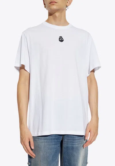 Alexander Mcqueen Embroidered Skull T-shirt