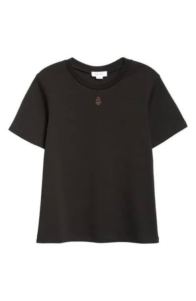 ALEXANDER MCQUEEN MCQUEEN EMBROIDERED SKULL T-SHIRT