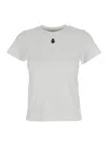 Alexander Mcqueen Monogram Crewneck T-shirt In White
