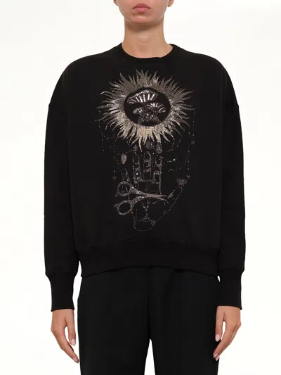 Alexander Mcqueen Sweatshirt 493302 Qjz40 0901 Black / 34