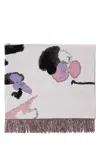 Alexander Mcqueen Abstract Pattern Logo-print Scarf