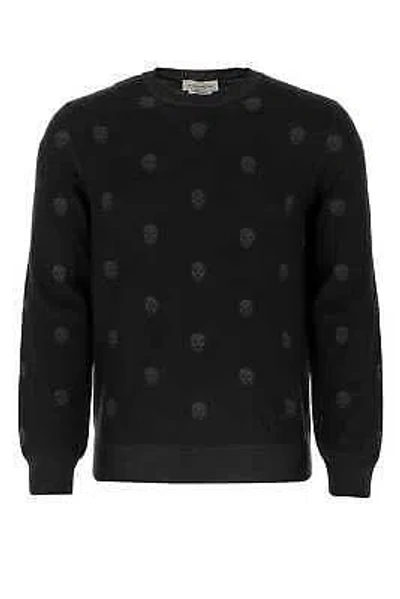 Pre-owned Alexander Mcqueen Embroidered Wool Sweater S In 1053
