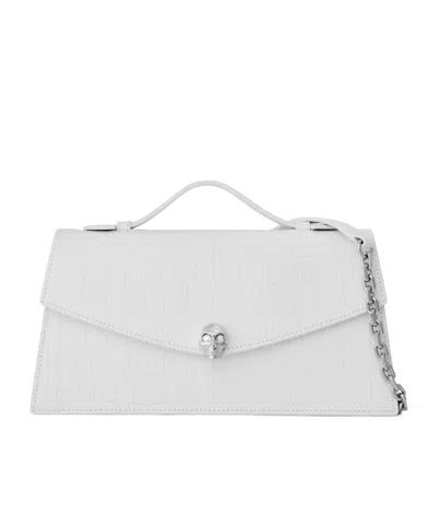 Alexander Mcqueen Envelope Shoulder Bag In White