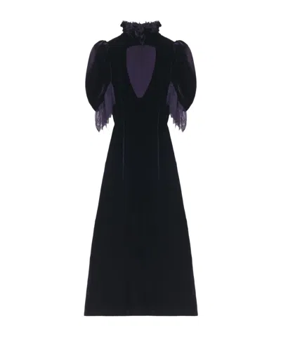 Alexander Mcqueen Evening Dress In Black