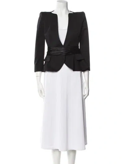 Pre-owned Alexander Mcqueen Evening Jacket In Black
