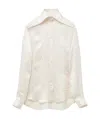 Alexander Mcqueen Exaggerated Collar Shirt In White