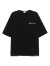 Alexander Mcqueen Black Cotton Clothing T-shirts In Black