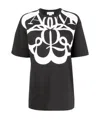 Alexander Mcqueen Exploded Seal Logo-print T-shirt In Black