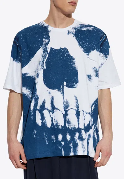 ALEXANDER MCQUEEN EXPLODED SKULL PRINT T-SHIRT