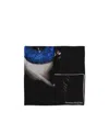Alexander Mcqueen Eye-print Silk Scarf In Black