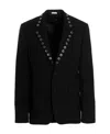 Alexander Mcqueen Single Breast Blazer Jacket In Black