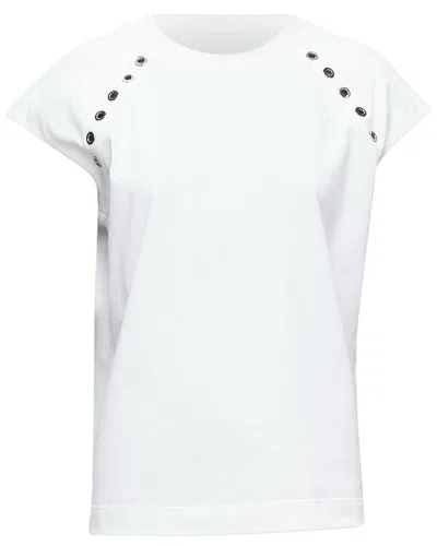 Pre-owned Alexander Mcqueen Eyelet Detail Studded Top