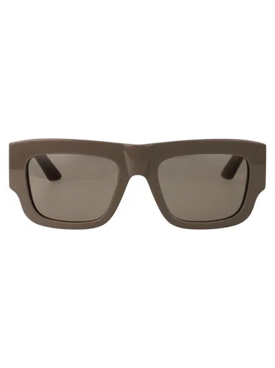 Alexander Mcqueen Am0449s Sunglasses In 003 Brown Brown Brown