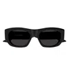 Alexander Mcqueen Eyewear Rectangle Frame Sunglasses In Black