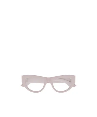 Alexander Mcqueen Eyewear Cat-eye Frame Glasses In Gray