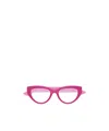 Alexander Mcqueen Eyewear Cat-eye Frame Glasses In Pink