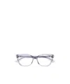 Alexander Mcqueen Eyewear Cat-eye Frame Glasses In White