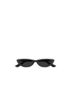 Alexander Mcqueen Eyewear Cat-eye Frame Studded Sunglasses In Black