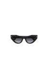 Alexander Mcqueen Eyewear Cat-eye Frame Sunglasses In Black
