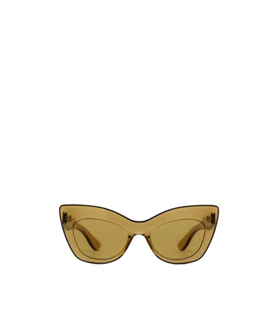 Alexander Mcqueen Eyewear Cat Eye Frame Sunglasses In Green