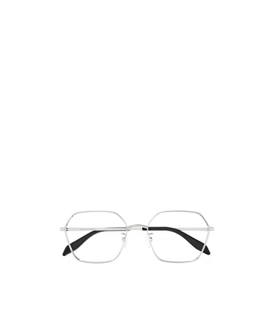Alexander Mcqueen Eyewear Hexagon Frame Glasses
