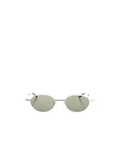 ALEXANDER MCQUEEN ALEXANDER MCQUEEN EYEWEAR OVAL FRAME SUNGLASSES