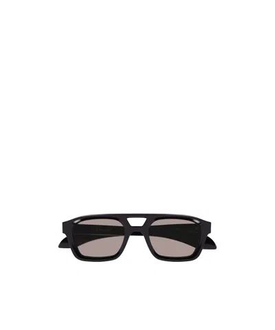 Alexander Mcqueen Eyewear Pilot Frame Sunglasses In Black