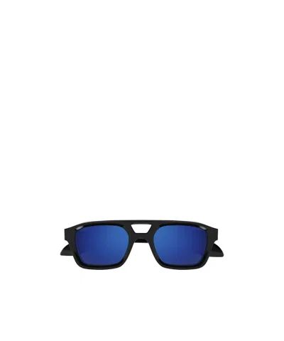 Alexander Mcqueen Eyewear Pilot Frame Sunglasses In Blue