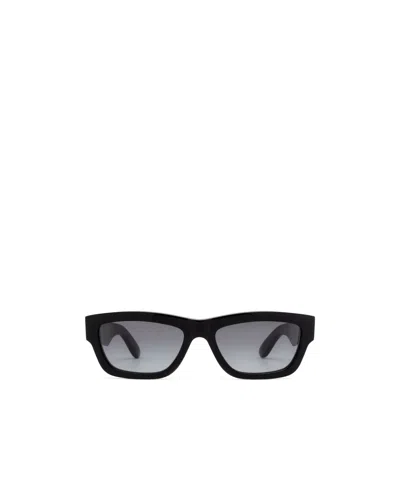 Alexander Mcqueen Eyewear Rectangle Frame Sunglasses In Black