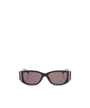 Alexander Mcqueen Eyewear Rectangle Frame Sunglasses In Gray