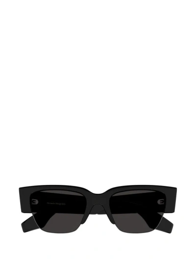 Alexander Mcqueen Eyewear Rectangular In Black