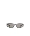 Alexander Mcqueen Eyewear Rectangular Frame Sunglasses In Gray