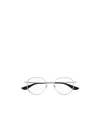 Alexander Mcqueen Eyewear Round Frame Glasses In Silver