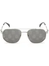 ALEXANDER MCQUEEN ALEXANDER MCQUEEN EYEWEAR SKULL PRINTED PILOT FRAME SUNGLASSES