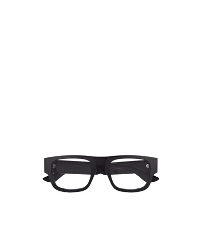 Alexander Mcqueen Eyewear Square Frame Glasses In Purple