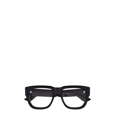 Alexander Mcqueen Eyewear Square Frame Glasses In Purple
