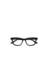 Alexander Mcqueen Eyewear Square Frame Glasses In Black