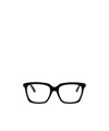 Alexander Mcqueen Eyewear Square Frame Glasses In Black