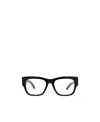 Alexander Mcqueen Eyewear Square Frame Glasses In Black