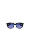 Alexander Mcqueen Eyewear Square Frame Sunglasses In Black