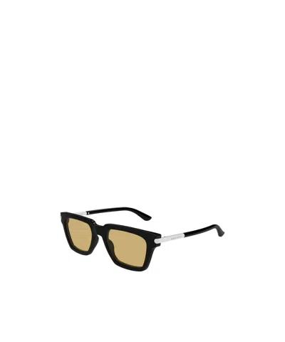 Alexander Mcqueen Eyewear Square Frame Sunglasses In Brown