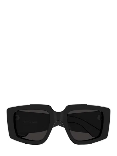 Alexander Mcqueen Eyewear Square Frame Sunglasses In Black