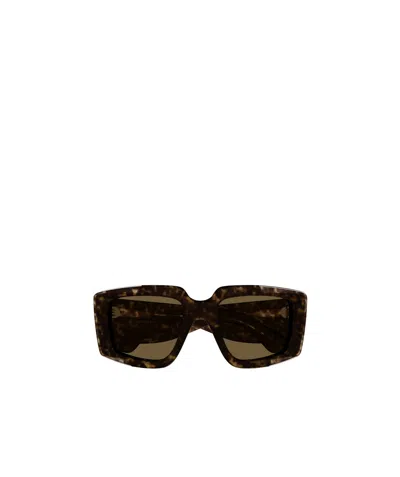 Alexander Mcqueen Eyewear Square Frame Sunglasses In Black